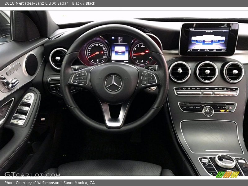 Black / Black 2018 Mercedes-Benz C 300 Sedan