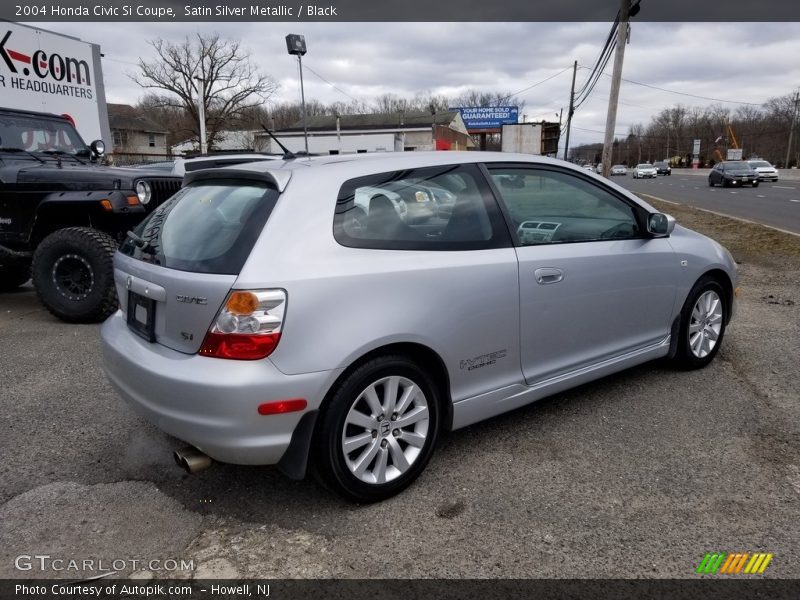 Satin Silver Metallic / Black 2004 Honda Civic Si Coupe