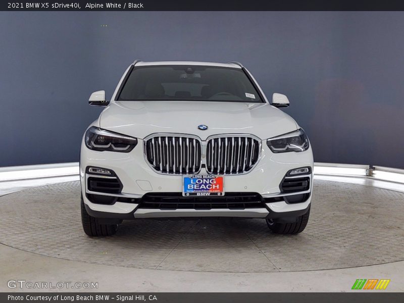 Alpine White / Black 2021 BMW X5 sDrive40i