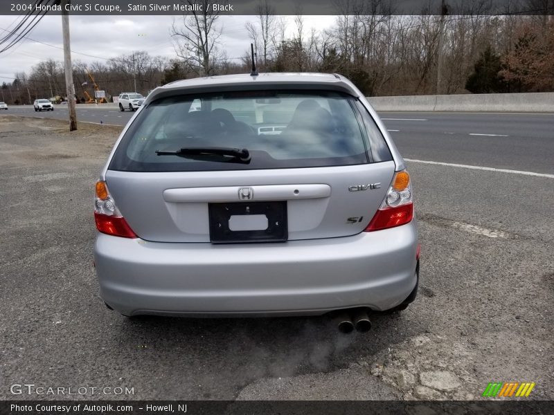 Satin Silver Metallic / Black 2004 Honda Civic Si Coupe