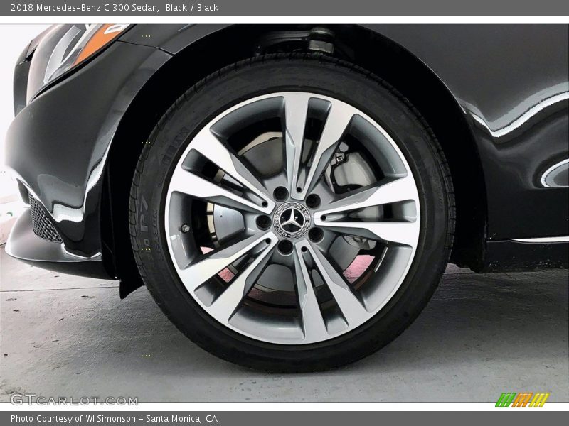 Black / Black 2018 Mercedes-Benz C 300 Sedan
