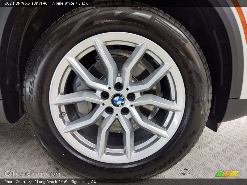 Alpine White / Black 2021 BMW X5 sDrive40i