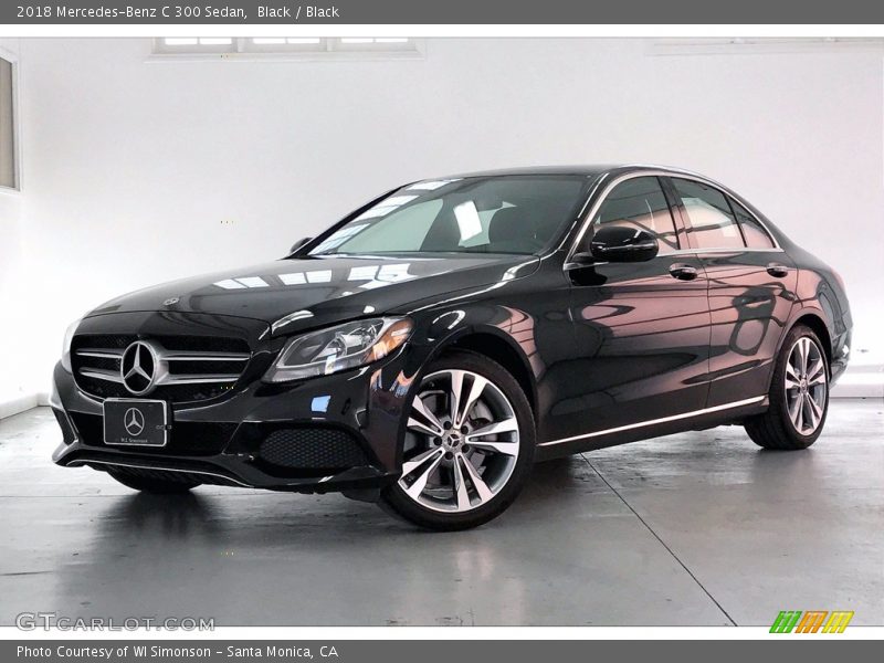Black / Black 2018 Mercedes-Benz C 300 Sedan