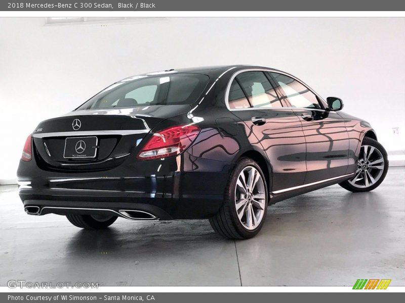 Black / Black 2018 Mercedes-Benz C 300 Sedan