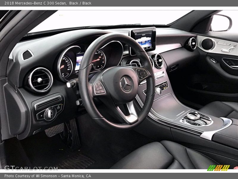 Black / Black 2018 Mercedes-Benz C 300 Sedan