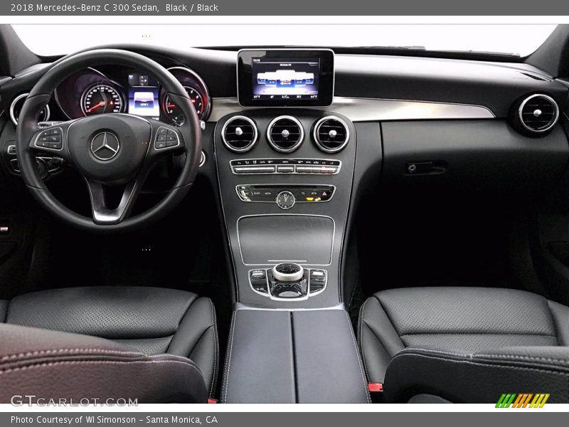 Black / Black 2018 Mercedes-Benz C 300 Sedan