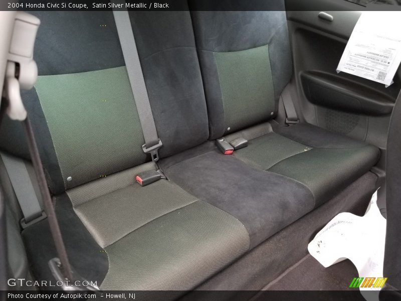 Satin Silver Metallic / Black 2004 Honda Civic Si Coupe