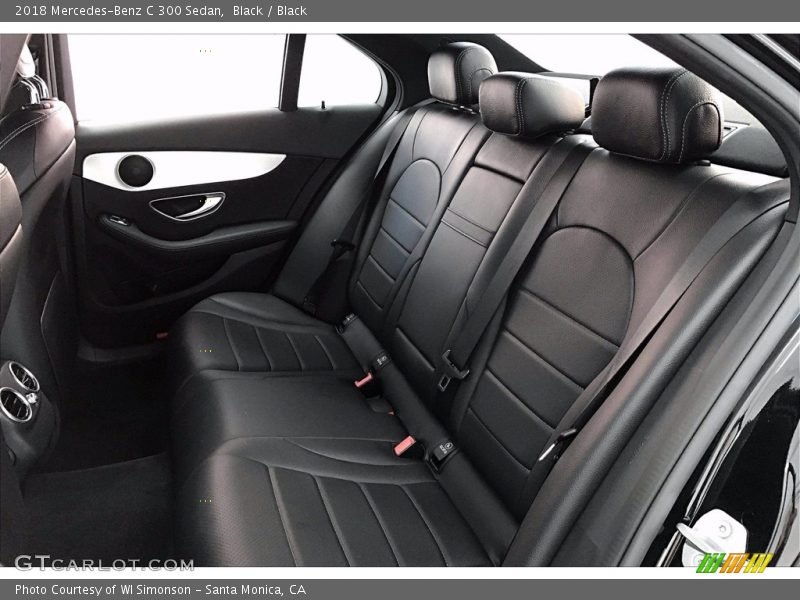 Black / Black 2018 Mercedes-Benz C 300 Sedan