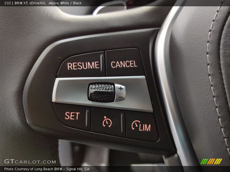 Alpine White / Black 2021 BMW X5 sDrive40i