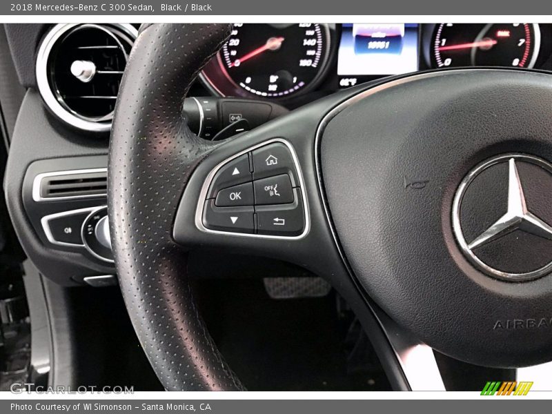 Black / Black 2018 Mercedes-Benz C 300 Sedan