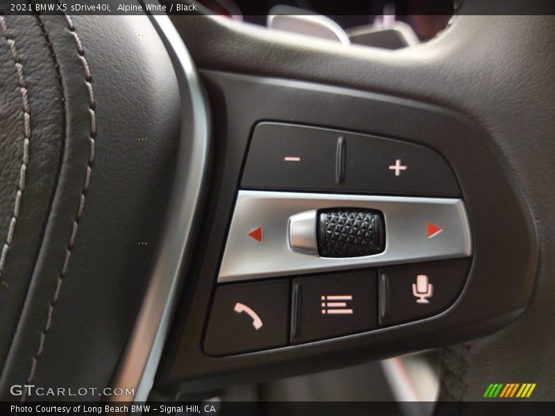 Alpine White / Black 2021 BMW X5 sDrive40i