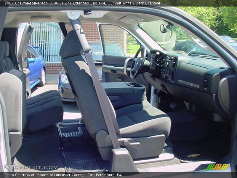 Summit White / Dark Charcoal 2007 Chevrolet Silverado 1500 LT Z71 Extended Cab 4x4