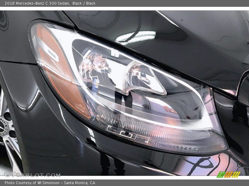 Black / Black 2018 Mercedes-Benz C 300 Sedan