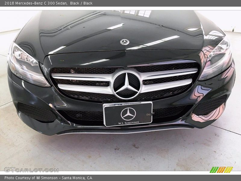Black / Black 2018 Mercedes-Benz C 300 Sedan