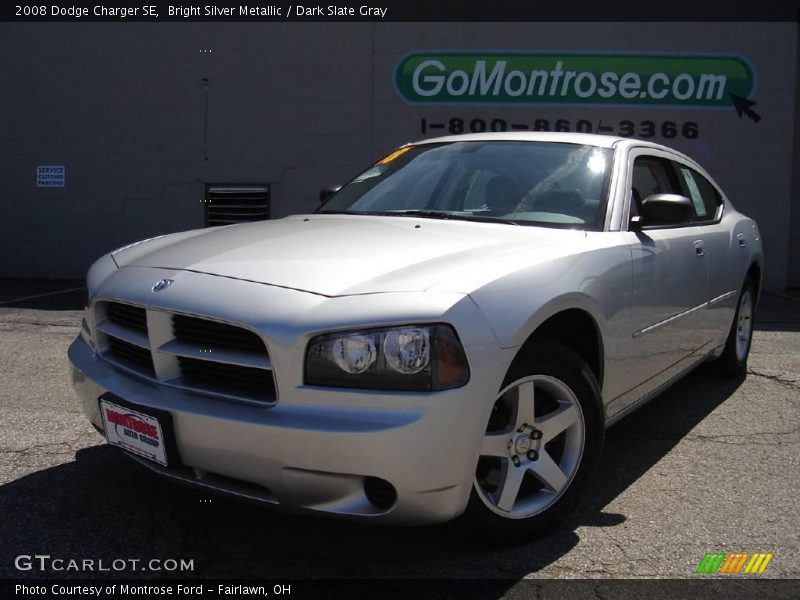 Bright Silver Metallic / Dark Slate Gray 2008 Dodge Charger SE