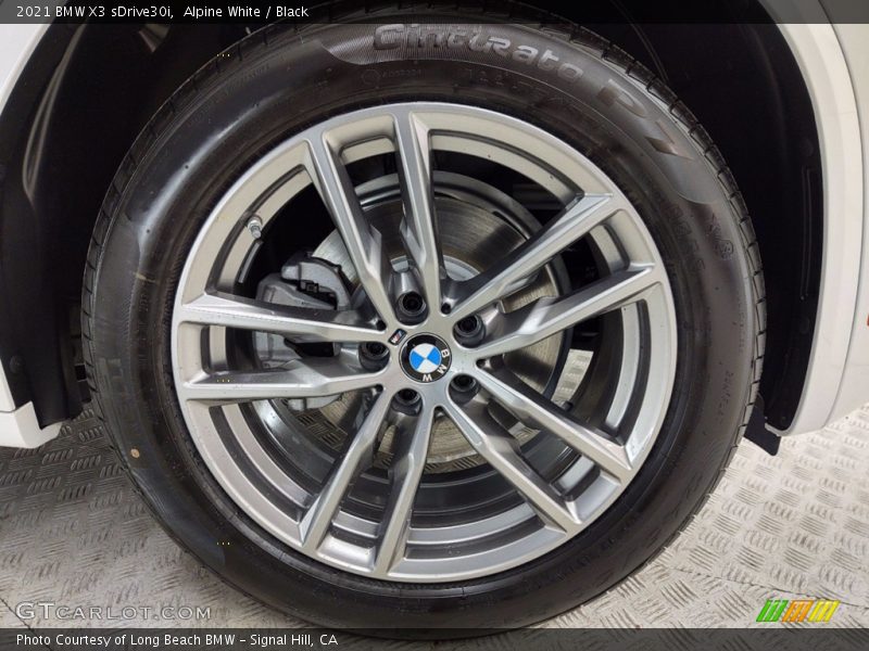 Alpine White / Black 2021 BMW X3 sDrive30i