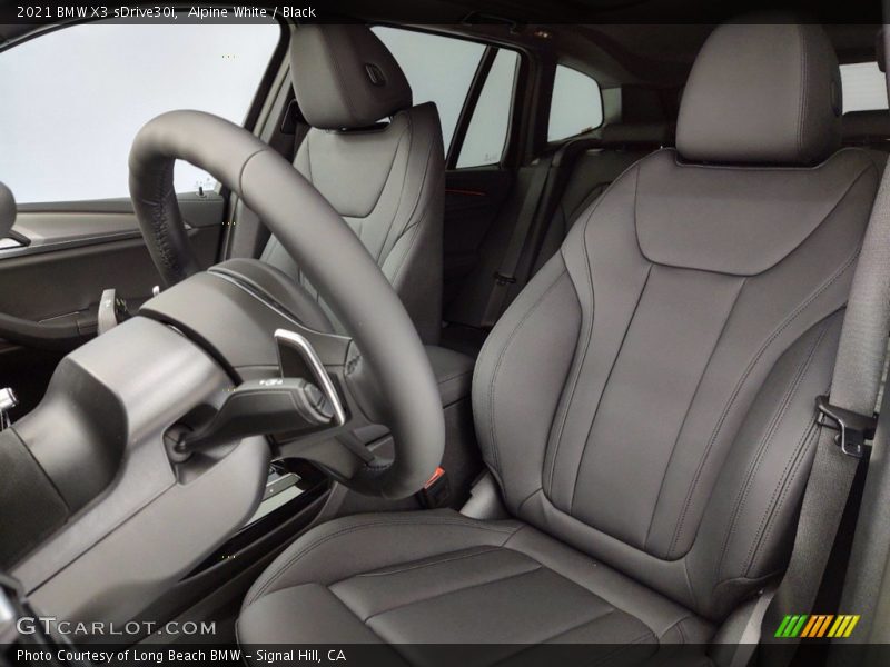 Alpine White / Black 2021 BMW X3 sDrive30i