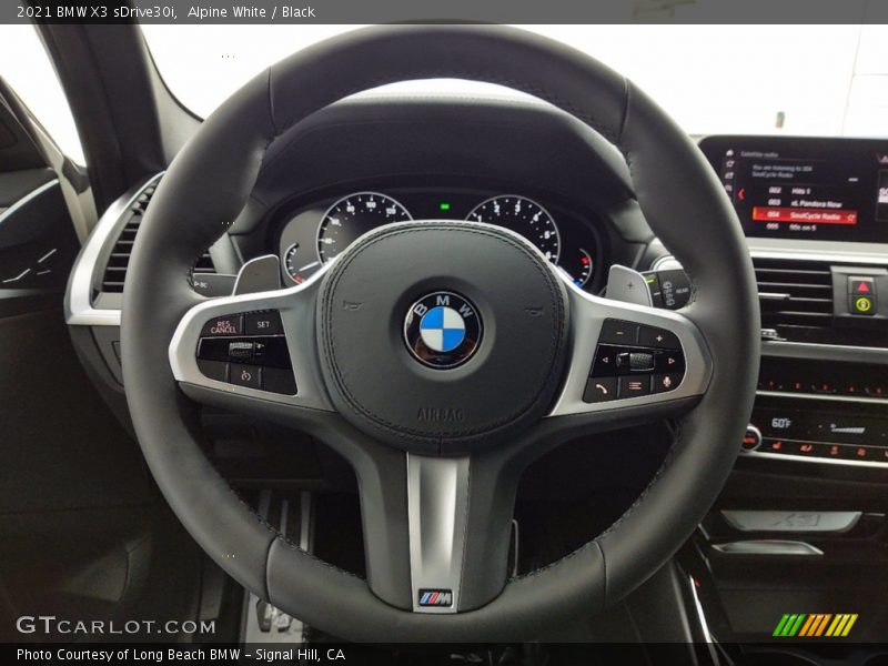 Alpine White / Black 2021 BMW X3 sDrive30i