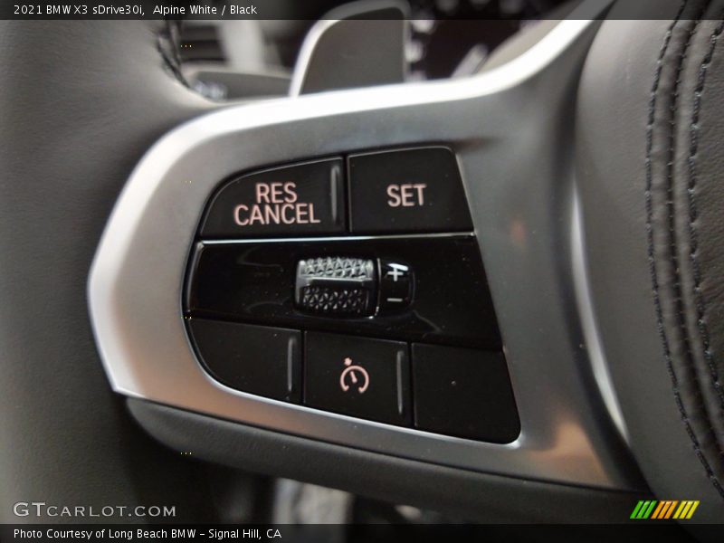 Alpine White / Black 2021 BMW X3 sDrive30i