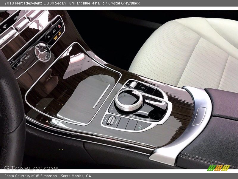 Brilliant Blue Metallic / Crystal Grey/Black 2018 Mercedes-Benz C 300 Sedan