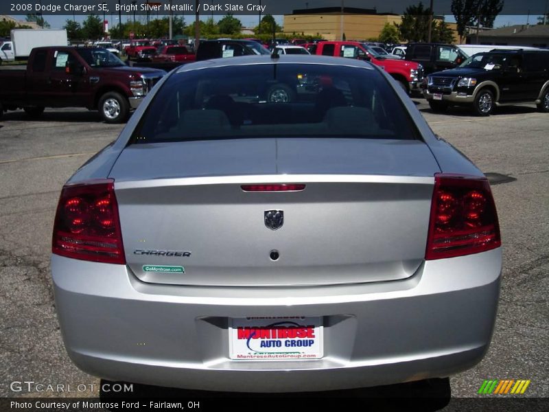 Bright Silver Metallic / Dark Slate Gray 2008 Dodge Charger SE
