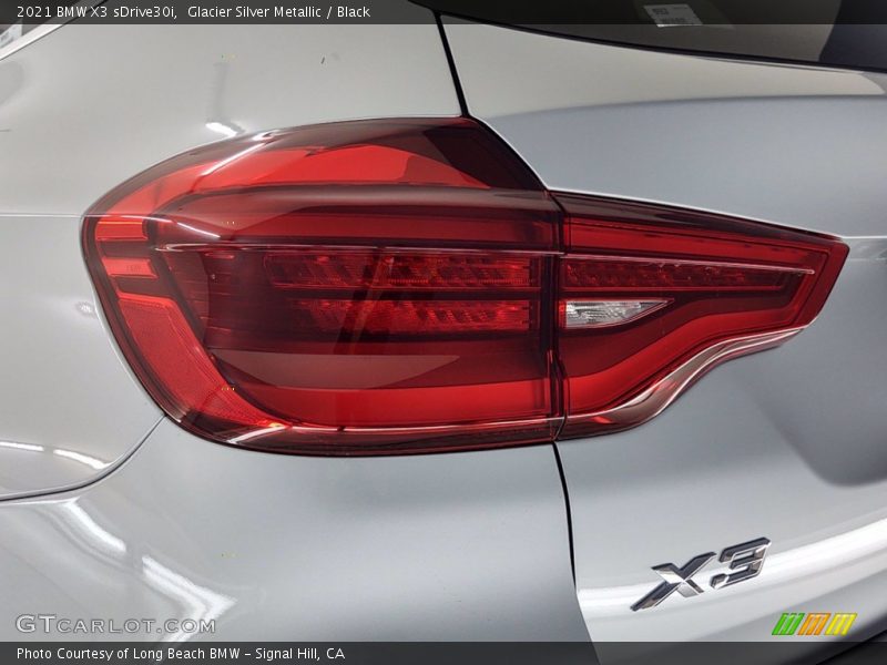 Glacier Silver Metallic / Black 2021 BMW X3 sDrive30i