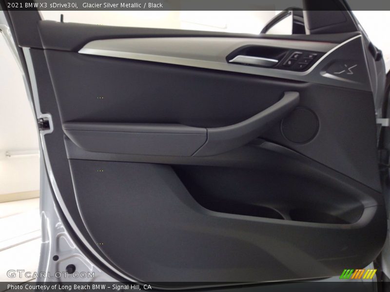 Glacier Silver Metallic / Black 2021 BMW X3 sDrive30i