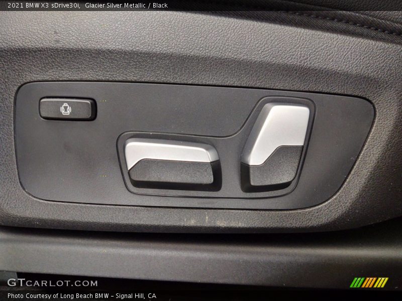 Glacier Silver Metallic / Black 2021 BMW X3 sDrive30i