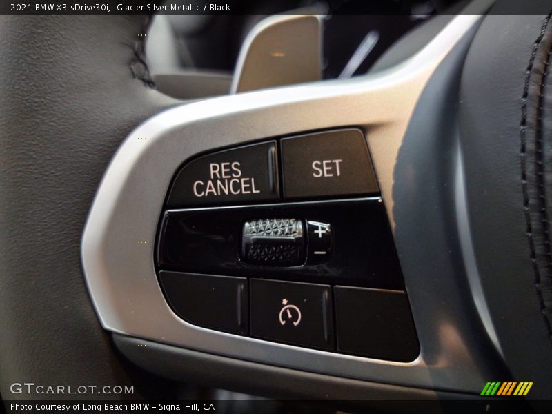 Glacier Silver Metallic / Black 2021 BMW X3 sDrive30i