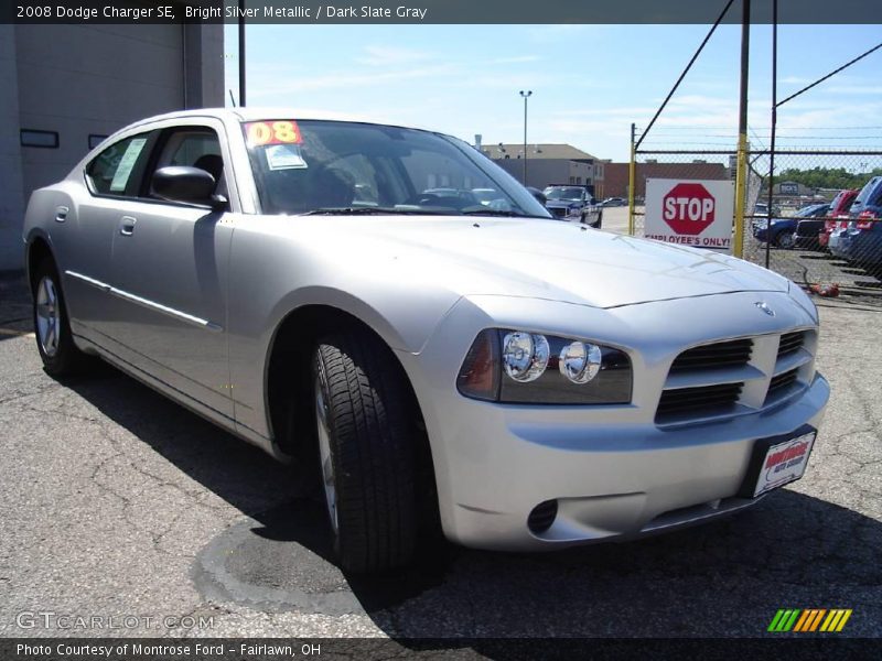 Bright Silver Metallic / Dark Slate Gray 2008 Dodge Charger SE