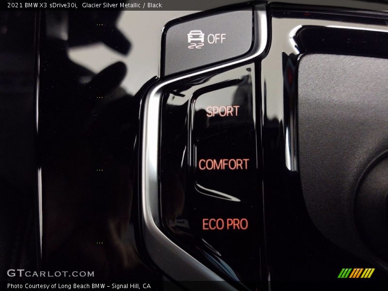 Glacier Silver Metallic / Black 2021 BMW X3 sDrive30i