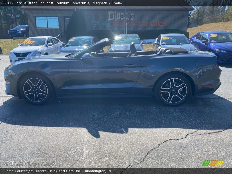 Magnetic / Ebony 2019 Ford Mustang EcoBoost Premium Convertible