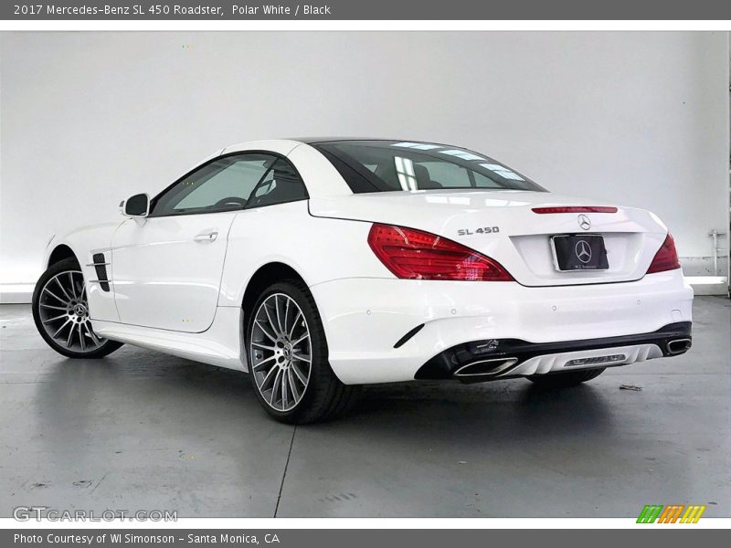 Polar White / Black 2017 Mercedes-Benz SL 450 Roadster