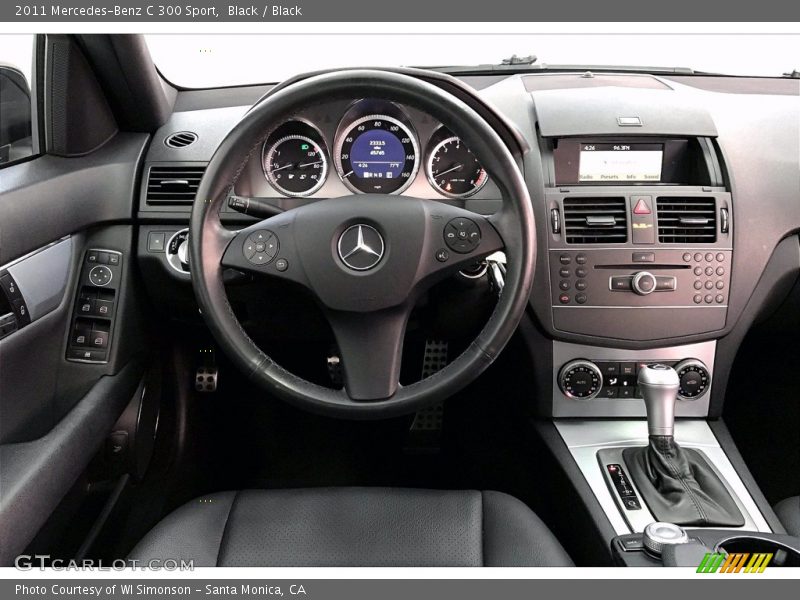 Black / Black 2011 Mercedes-Benz C 300 Sport