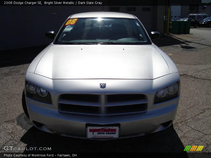 Bright Silver Metallic / Dark Slate Gray 2008 Dodge Charger SE