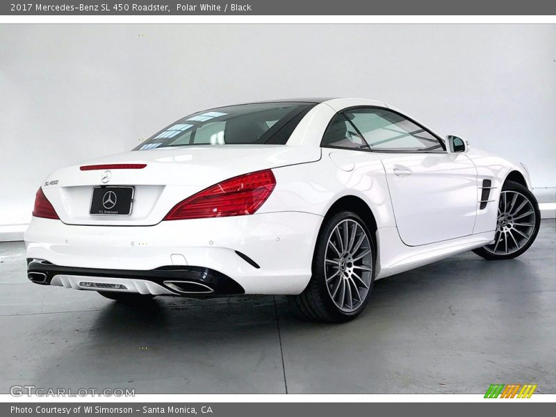 Polar White / Black 2017 Mercedes-Benz SL 450 Roadster