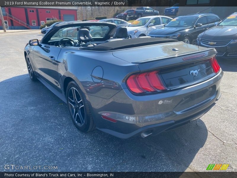 Magnetic / Ebony 2019 Ford Mustang EcoBoost Premium Convertible