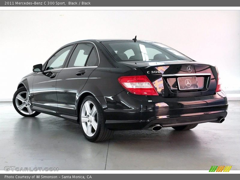 Black / Black 2011 Mercedes-Benz C 300 Sport