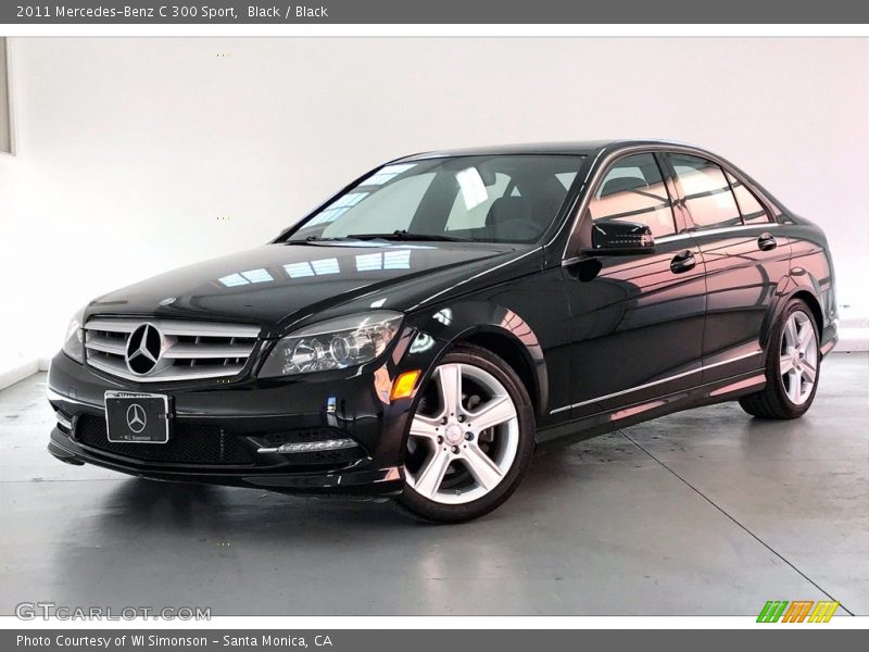 Black / Black 2011 Mercedes-Benz C 300 Sport