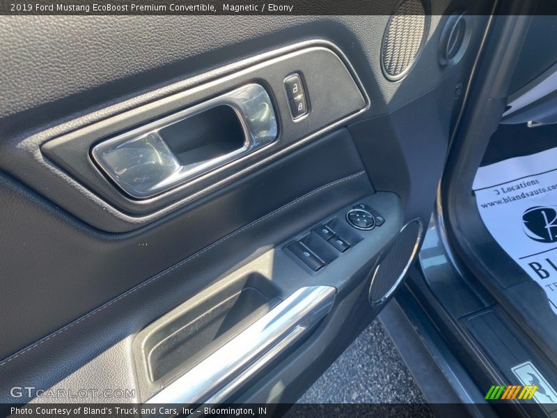 Magnetic / Ebony 2019 Ford Mustang EcoBoost Premium Convertible