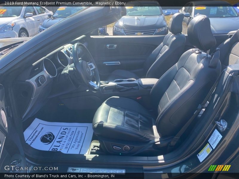 Magnetic / Ebony 2019 Ford Mustang EcoBoost Premium Convertible