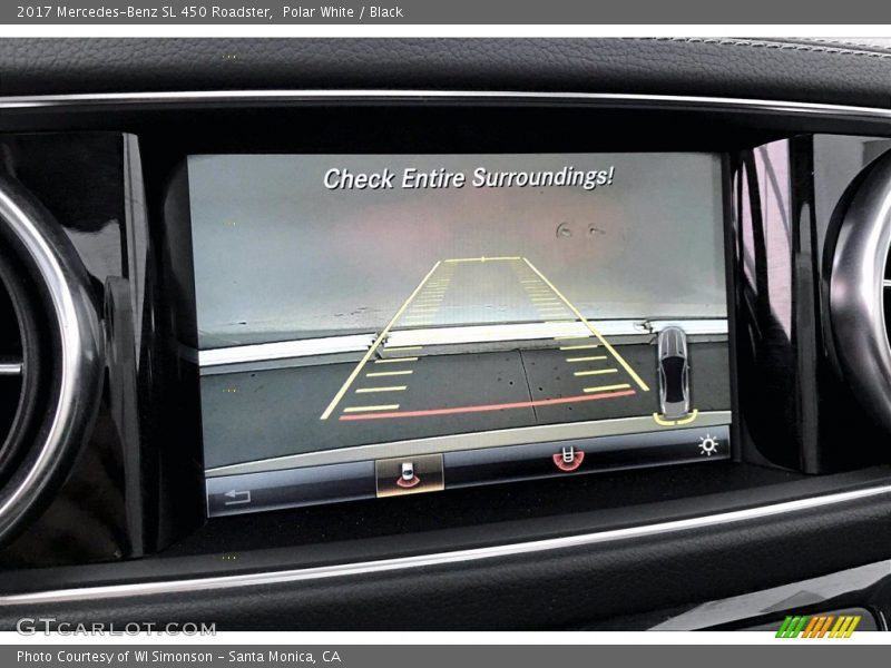 Polar White / Black 2017 Mercedes-Benz SL 450 Roadster