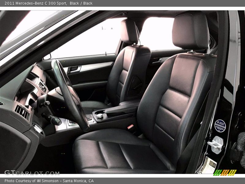 Black / Black 2011 Mercedes-Benz C 300 Sport