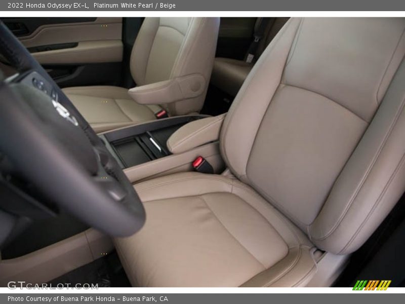Platinum White Pearl / Beige 2022 Honda Odyssey EX-L
