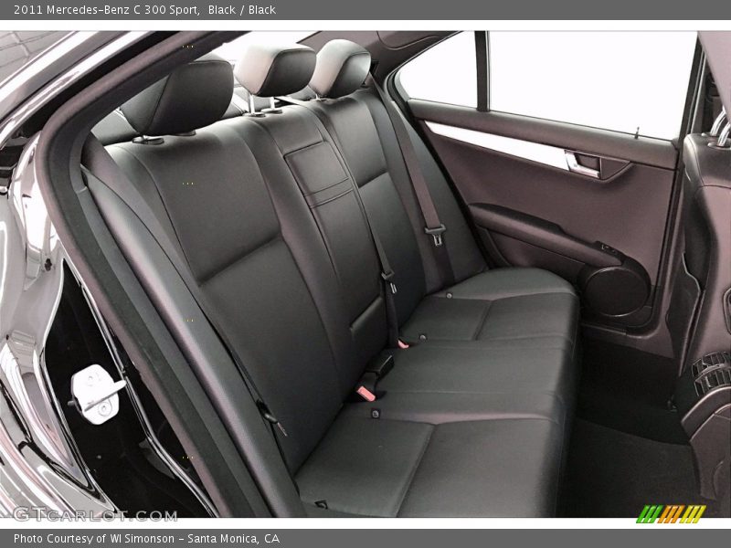Black / Black 2011 Mercedes-Benz C 300 Sport