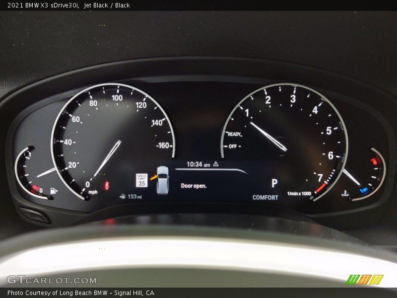 Jet Black / Black 2021 BMW X3 sDrive30i