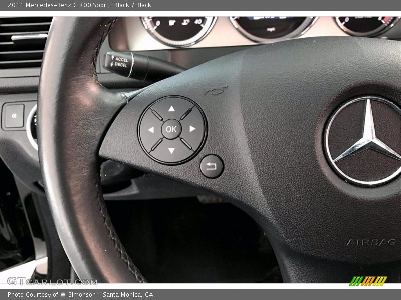 Black / Black 2011 Mercedes-Benz C 300 Sport