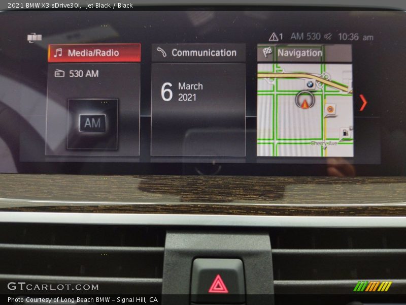 Jet Black / Black 2021 BMW X3 sDrive30i