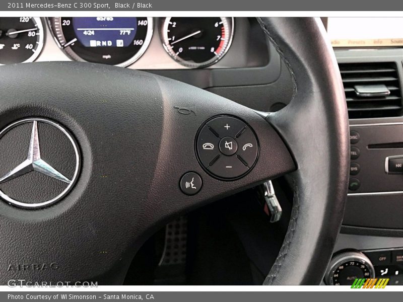 Black / Black 2011 Mercedes-Benz C 300 Sport