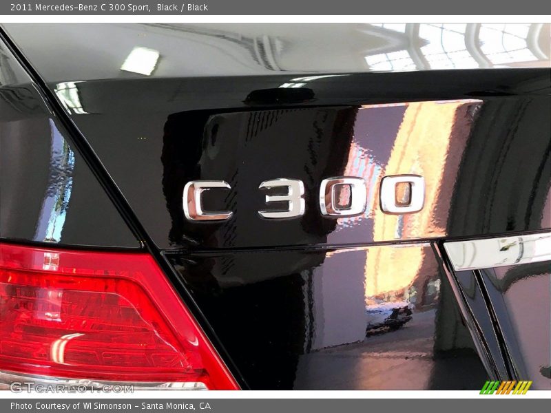 Black / Black 2011 Mercedes-Benz C 300 Sport